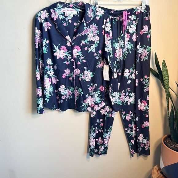 Karen Neuberger Floral Women’s Pajamas M - Picture 1 of 10